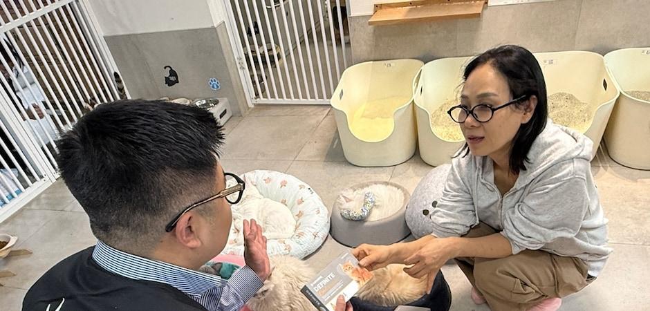 녹십자수의약품 '고양이에게 봄을' 캠페인…고양이보호소 후원