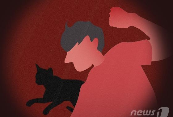 "고양이 안아 들다 할퀴어 상처 나자 '죽여야' 막말한 남편 지인" 분통