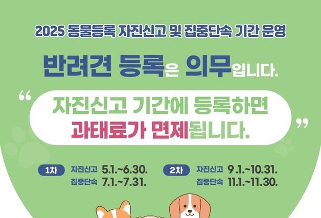 정읍시, '반려동물 미등록' 단속…과태료 최대 60만원