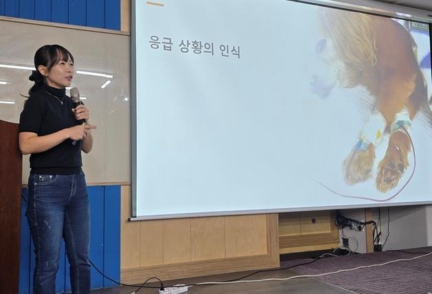 반려동물 응급처치법, 보호자 관심 높아…"골든타임·수혈 중요"