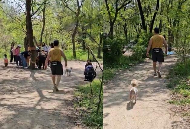"유치원 소풍 왔으니 개 목줄 좀" 부탁에…"네가 뭔데?" 되레 욕설한 견주