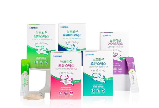 포켄스, 반려견 맞춤 영양제 '뉴트리션 스틱스' 5종 출시
