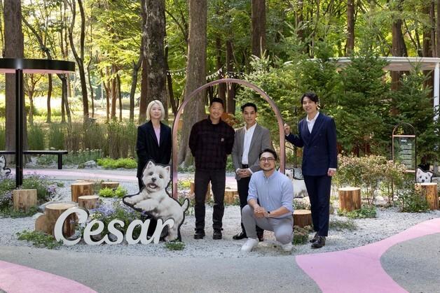 반려견 코 높이까지 고려…한국마즈, 서울 첫 반려동물 정원 개장