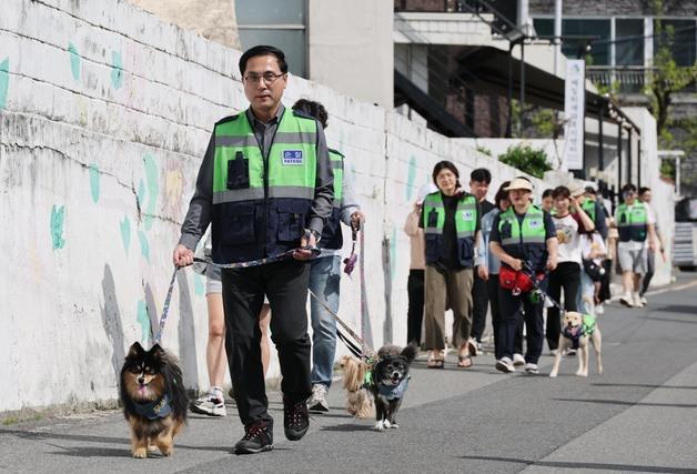 대전 동구 '펫119 반려견순찰대' 순찰·안전 교육 실시