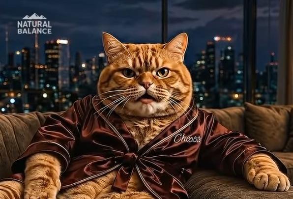 "나 육식동물이야" 사료 먹고 눈 휘둥그레…고양이 광고에 웃음
