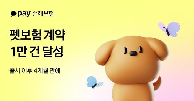 카카오페이손보, 펫보험 계약 1만건 돌파…0세 말티푸 비중 가장 높아